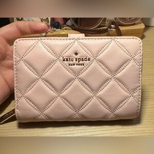 Kate Spade Blush Quilted Wallet
